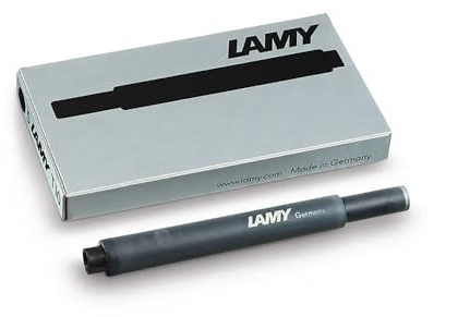 LAMY Hangsell T10 Tintenpatronen für Füllfederhalter, Schwarz, 5 Stück