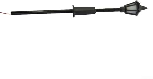 Set mit 10 Kunststoff-LED-Straßenlaternen für Modelleisenbahnen mit 00 Gauge