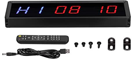 LED -Gymnastik -Intervall -Timer Countdown -Uhr für Fitnesstraining Im Home Gym
