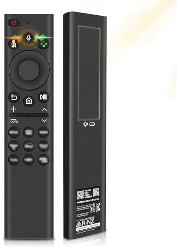Telecomando di ricambio per Samsung Smart TV, BT-1890A Vocale Telecomando Ricarica solare, Universale Telecomand con 9 Tasti di Scelta Rapida Compatibile con Samsung 2021-2023 Neo LED Smart 4K HD TV