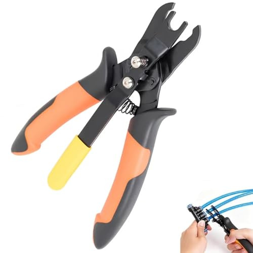 Air Hose Connector Removal Tool, Push to Connect Disconnect Tong Pliers, Air Line Pliers Push to Connect Fitting Disconnect Tool, Push Fitting Removal Tools for 1/4”, 5/16” (6mm, 8mm)