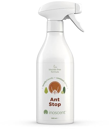 Inoscent Ameisen Stopp 500 ml – Biozidfreies Ameisenspray | Wirkt gegen Ameisen bei Kontakt - sanft in der Anwendung – Ideal für den Innenbereich
