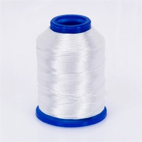 Altinbasak 20g Häkelgarn Garne 3000m 6 FACH 100% POLYESTER GARN 0,75mm Nr: 50 Embroidery Thread (10 Stück, Schneeweiß)