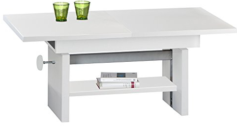 möbelando Couchtisch Wohnzimmertisch Sofatisch Beistelltisch Kaffeetisch Tisch Bruni I Weiß