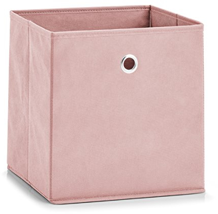 Zeller 14420 Boîte de rangement, non-tissée, rose, environ 28 x 28 x 28 cm