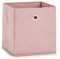 Zeller 14420 Boîte de rangement, non-tissée, rose, environ 28 x 28 x 28 cm
