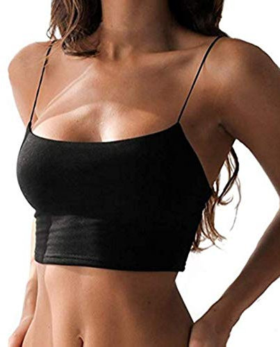 Loalirando Canotte Donna Estive Crop-Top Tumblr Sexy Ragazza Shirt Corto Sexy Serata Clubwear Discoteca