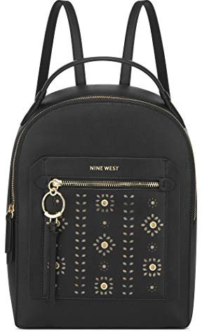 NINE WEST Damen Ring Leader Rucksack, schwarz