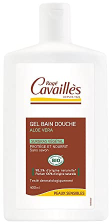 Gel bain et douche BIO Aloe Vera 400ml Surgras végétal Rogé Cavaillès