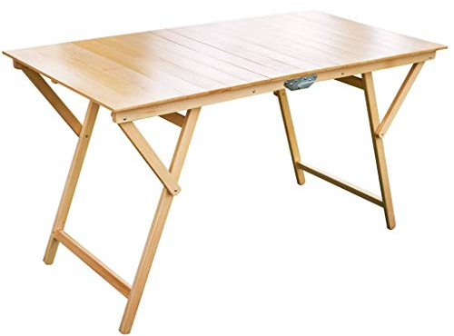 Tomolino Klapptisch aus Holz, Gartentisch, Gartenmöbel für Haus und Garten, 70 x 140 x 75 cm
