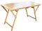 Tomaino Tavolo Pieghevole in Legno per casa e Giardino 70 x 140 x 75h cm