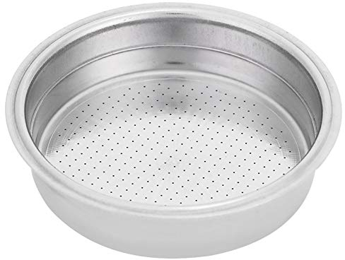 Tazón de Filtro de Café, Canasta de Filtro de Café de Acero Inoxidable, Taza de Filtro de Café Reutilizable con Doble Capa y Broche de Bloqueo(1)