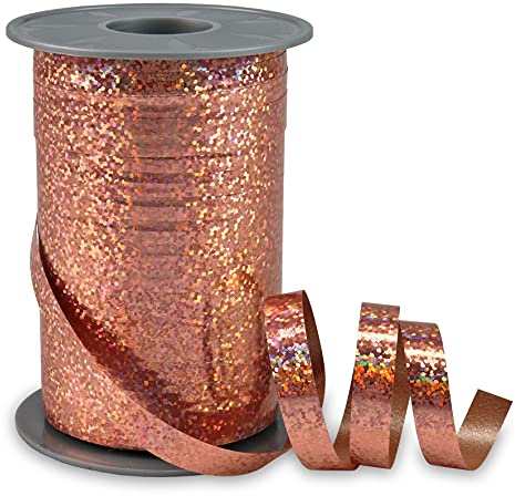 C.E. Pattberg Prasent-Holly Ringelband Rotgold 200 m Rolle 10 mm Breite Polypropylen 10 mm - 200 m