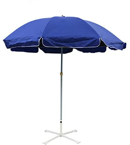 GIKPAL Sonnenschirm 200cm, Balkonschirm Marktschirm Wasserdicht Gartenschirm UV-Schutz, Marine