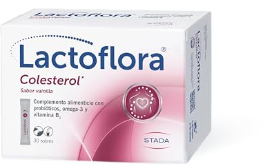 Lactoflora Colesterol Nahrungsergänzungsmittel zum Aufbewahren von normalen Cholesterol-Ebenen, 30 Beutel