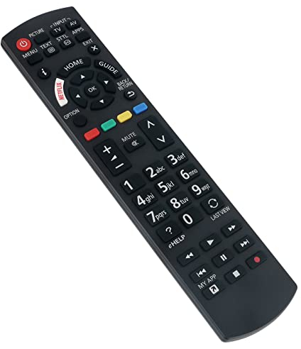 ALLIMITY N 2 QAYB 001211 Fernbedienung Ersetzen für Panasonic 4K TV TX-24FSW504 TX-32FSW504 TX-40FSW504 TX-43FSW504 TX-49FSW504 TX24FSW504 TX32FSW504 TX40FSW504 TX43FSW504 TX49FSW504