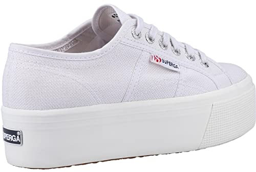 Superga Classic Flatforms 2790 Womens Grey Trainers-UK 7 / EU 41