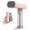 Cosicosy Travel Clothes Steamer, Travel Iron Handheld Garment Steamer Portable Clothes Steamer Wrinkle Remover for Home with Fast 25s Heat-up Detachable Water Tank Pink (T03A)