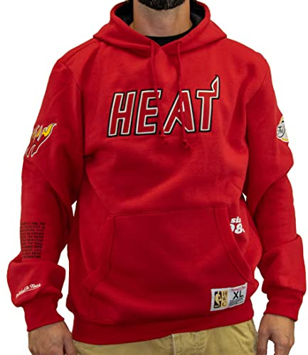 Mitchell & Ness (NBA/NFL/NCAA Team Origins Fleece Kapuzenpullover, Herren, Frauen, Kinder, Unisex, Frühling, Sommer, Herbst, Winter