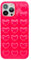 DMaos iPhone 13 Pro Max Case for Women, 3D Pop Bubble Heart Kawaii Gel Cover, Cute Girly for iPhone13 Pro Max 6.7 inch - Hot Pink