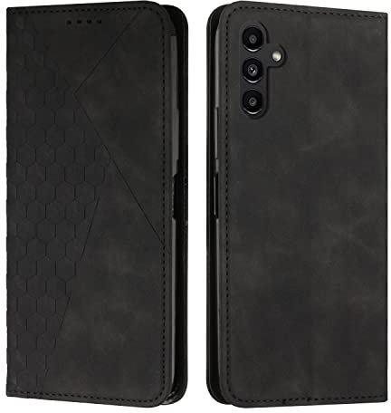 KOUYI Cover per Samsung Galaxy A54 5G, Custodia Portafoglio,Cover Libro,Pelle Flip/Folio Case con [Funzione di Supporto] [3-Scheda Slot] [Magnetica] Antiurto (Nero)