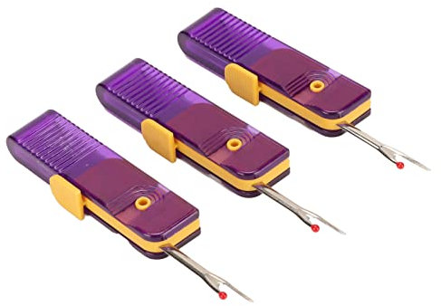3 Pezzi Strumenti per Rimuovere Fili, Taglia Asole Strumenti per Cucire Taglia Asole in Plastica Strumento per la Rimozione di Punti Pieghevoli in Plastica per Lavori di Cucito