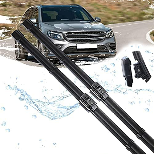 Scheibenwischer Auto Wischerblätter für Mercedes-Benz GLC Klasse X253 C253 200 250 300 220d 250d 43 63 AMG 4Matic Scheibenwischer Autozubehör