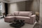 Kaiser Möbel, Ecksofa mit schlaffunktion, mit Bettkasten, Schlafsofa Atos, Designer Sofa, Modern Design Couch, Polsterecke, Freistehend, Polsterung Samt, Rosa Links