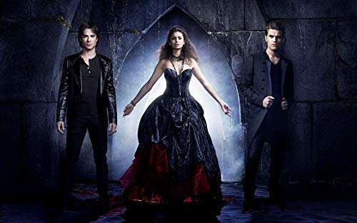 ALKOY Jigsaw Puzzle the Vampire Diaries Character -Ag5 1000 Piece Funny Jigsaw Puzzles Wooden for Adults 1000 Piece 75X50Cm is the Friends and Family