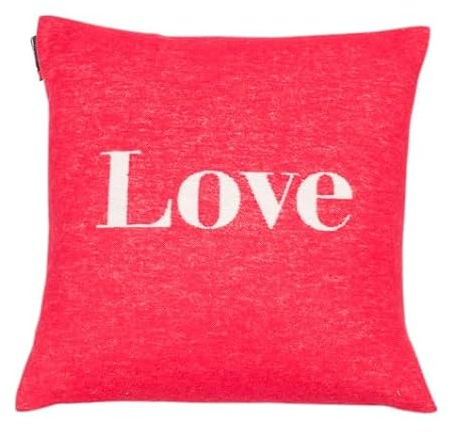 David Fussenegger [W0724] Kissenhülle Love rot, 40x40 cm