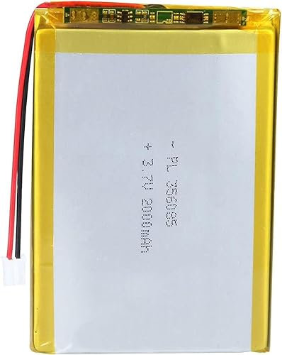3.7V 2000mAh 356085 Li-ion Rechargeable Lithium Polymer Li-Po Battery