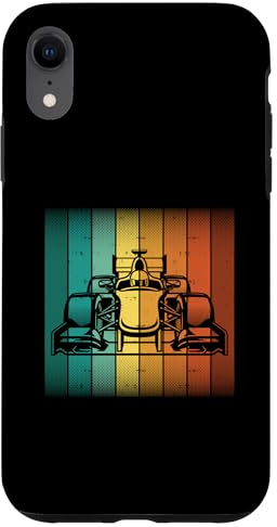 Hülle für iPhone XR Formula Racing 2024 Rennwagen Vintage Retro