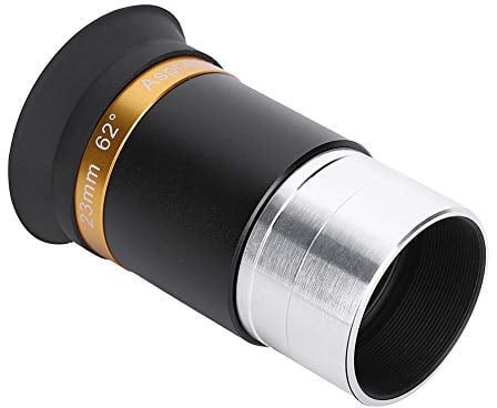 Full Coated Eyepiece, 1.25 Inch Astronomy Telescope Bright Observation Wide Angle Eyepiece for Telescope