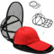 Cap Wascher für Waschmaschine,Cap Waschmaschinen Form,Basecap Waschgestell,Stärkerer Stützrahmen für den Hut,Kappen Waschgestell,Cap Halter für Waschmaschinen & Geschirrspüler 1 Stück (Schwarz)