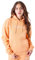 Sweat à Capuche Femme Signature Apricot Cream S