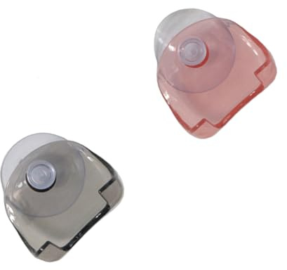 2x Saugnapf Halterung für Rasierer für Glas und Fliesen Nassrasierer Saugnapf Halter Set Wand Haken Ohne Werk Zeug