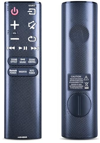 TCNOUMT New AH59-02692E Remote Control Suitible for Samsung Audio Soundbar HW-J355 HW-J430 HW-J450 HWJ450 HW-J460 HW-J550 HW-J551 HW-J560 HW-J561 HW-J6010 HW-J6011 HW-J6000 HW-J6001