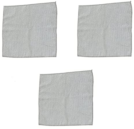 MAGICLULU 3pcs Absorbent Glass Towel Kitchen Dishcloth Thicken Cleaning Rag Dish Towels for Kitchen Home Dining Table Random Color