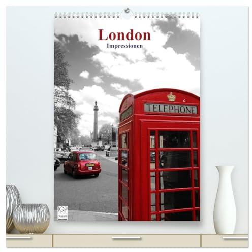 London - Impressionen (hochwertiger Premium Wandkalender 2026 DIN A2 hoch), Kunstdruck in Hochglanz: Impressionen einer Weltmetropole (CALVENDO Orte)