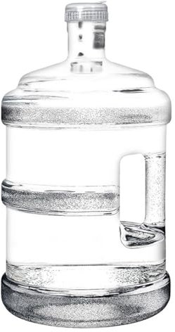 Water Dispenser Bottle 5L/3L Camping Water Containers Pure Water Bucket Mineral Water Barrel Portable Water Container Pure Water Bottle with Handle (White 3L (1 person))