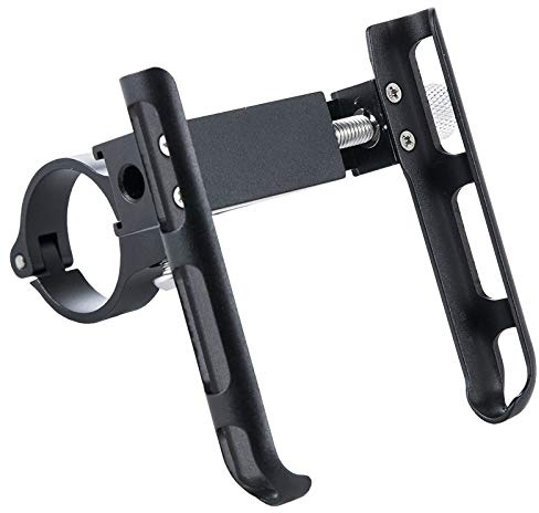 Giwnhvx Aluminum Alloy Bike Bicycle Phone Holder Mount 360 Degree Rotatable for Outdoor Riding Equipment Supplies Black