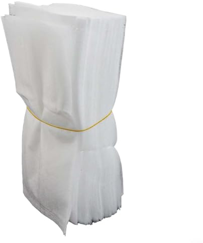 100 macetas no tejidas para vivero, material transpirable y biodegradable (18 x 20 cm plegable)