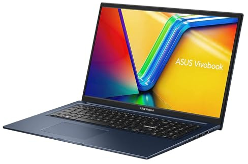 ASUS PC Portable Vivobook X1704V 17.3'' FullHD Intel Core 5 120U 16Go RAM 512Go SSD Windows 11 Pro Clavier AZERTY Bleu