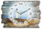 Kreative Feder Designer Wanduhr Weißer Leuchtturm aus Holz Größe 40x27cm - Funkuhr im Landhaus-Stil Shabby-Style Made in Germany leise ohne Ticken (Weißer Leuchtturm, leises Funkuhrwerk)