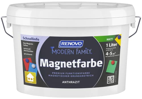 Renovo 1 Liter Magnetfarbe Anthrazit