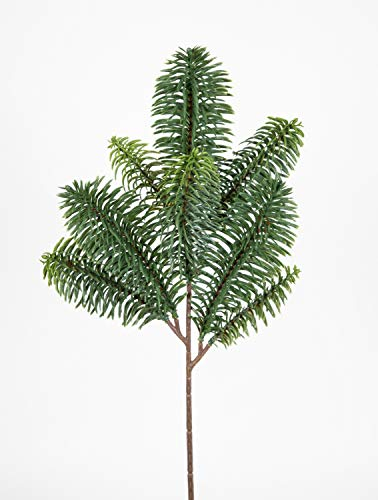 Seidenblumen Roß Nobilis Tannenzweig/Nobilistanne 40cm DP künstlicher Zweig Tanne Kunststoff Spritzguss 100% PE