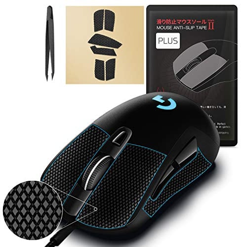 Hotline Games [ Grip Upgrade 2.0 Plus Anti Slip Grip Tape Compatible With Logitech G403 / G603 / G703 Gaming Mouse Skins, Cut to Fit, Easy to Apply