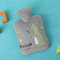 XinYiC Hot Water Bottle PVC Hot Water Bottle with Plush Cover Cartoon Dinosaur Pattern 2000ml - Green