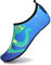 SAGUARO Badeschuhe Kinder Wasserschuhe Jungen Mädchen Schwimmschuhe Schnelltrocknung Strandschuhe Aquaschuhe Leicht Tauchschuhe Neoprenschuhe Surfschuhe Stil:6 Blau A, Gr.20/21 EU