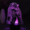 Anime Nachtlicht Liebling in der Franxx Zero Zwei Figur 02 in 3D Illusionslampe Schlafzimmer Dekoration Tischlampe Mädchen Geburtstagsgeschenk-ZT06._16 Farbe mit Fernbedienung